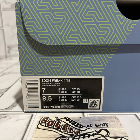 New Nike Zoom Freak 4 TB Promo Basketball Shoes Giannis Jordan Kobe Navy Blue - Picture 12 of 15